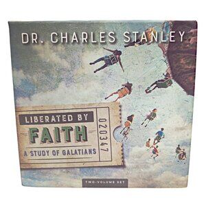 Dr. Charles Stanley Liberated By Faith: A Study of Galatians Two-Volume Set 8 CD